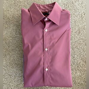 Egara Men’s Skinny Fit Solid Dress Shirt 15.5 34/35